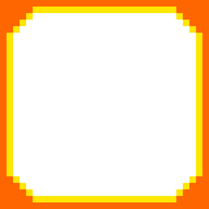 Pixelated Square Frame